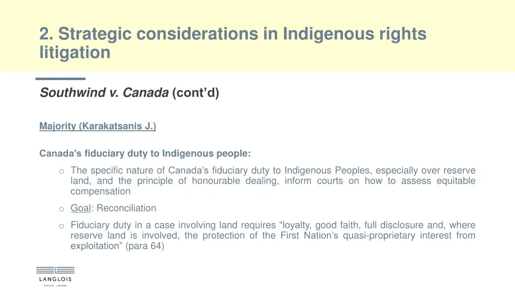 2 strategic considerations in indigenous rights 3