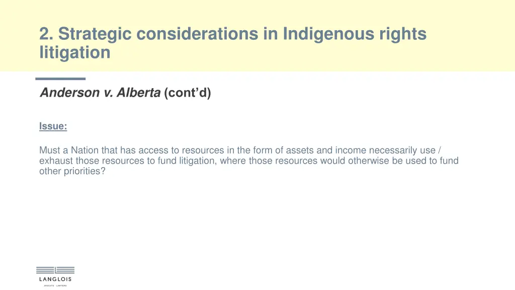 2 strategic considerations in indigenous rights 9