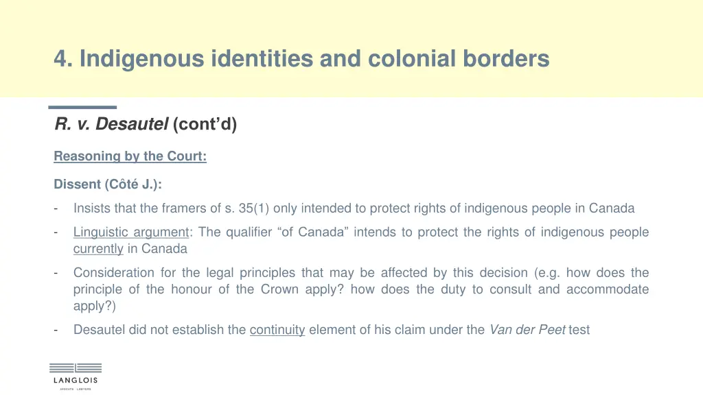 4 indigenous identities and colonial borders 11