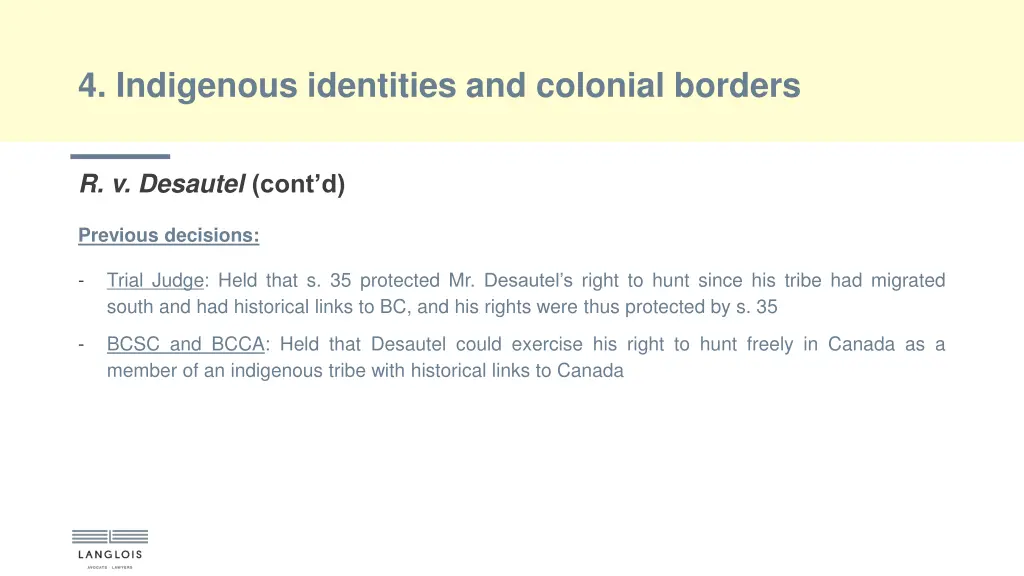 4 indigenous identities and colonial borders 7