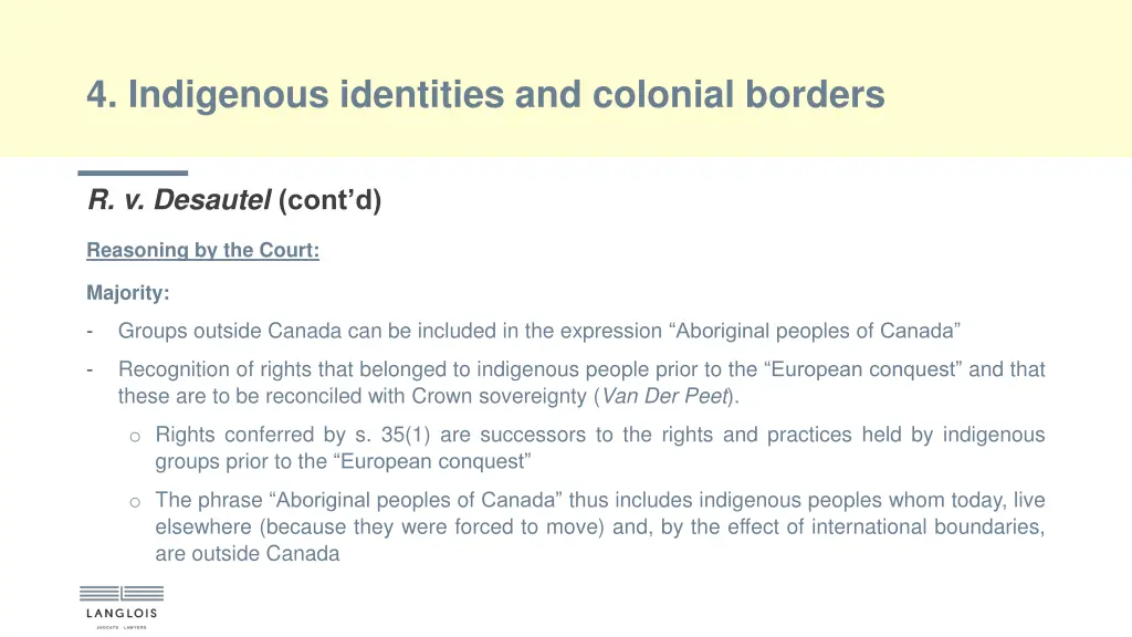 4 indigenous identities and colonial borders 9