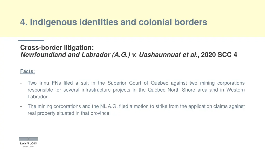 4 indigenous identities and colonial borders