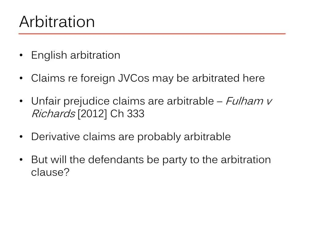 arbitration