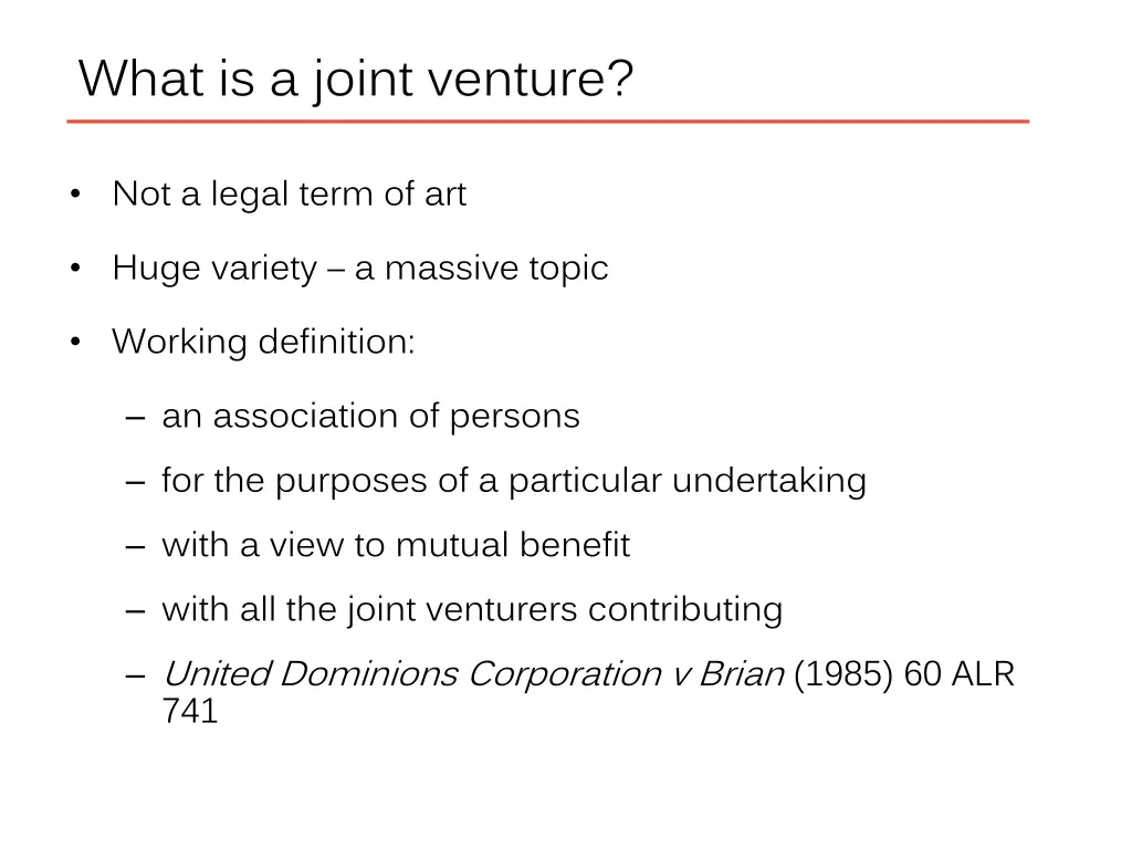 what is a joint venture