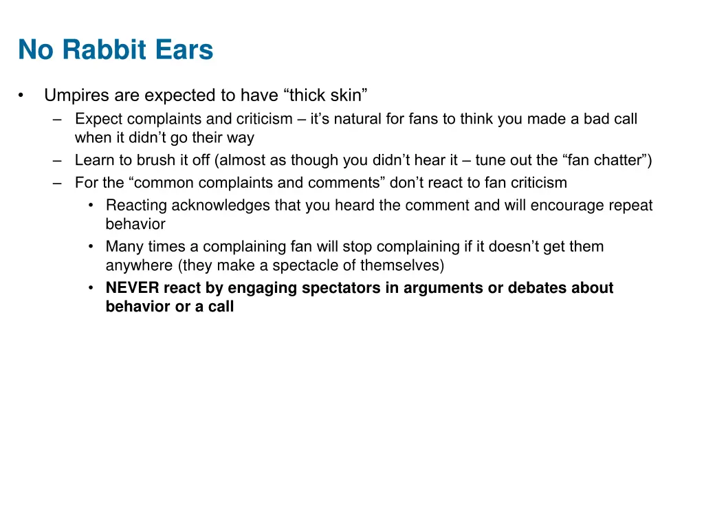 no rabbit ears