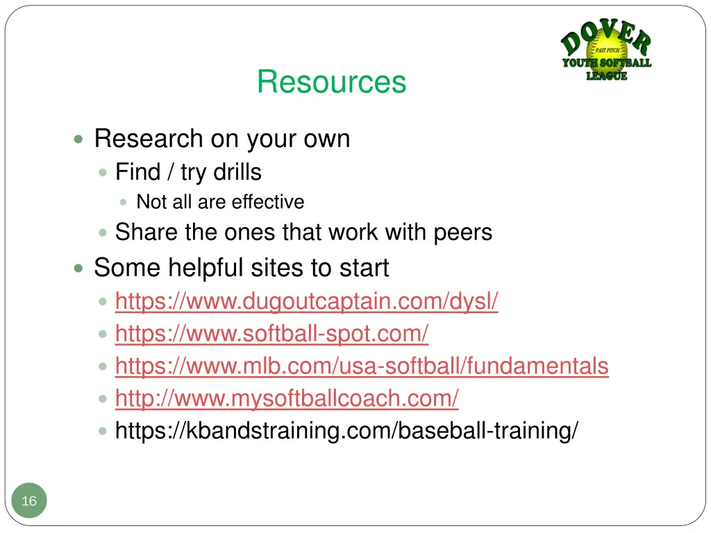 resources