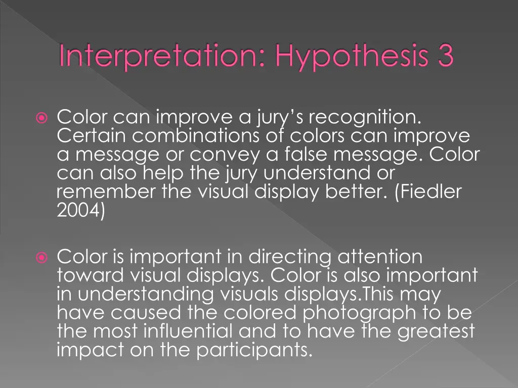 interpretation hypothesis 3