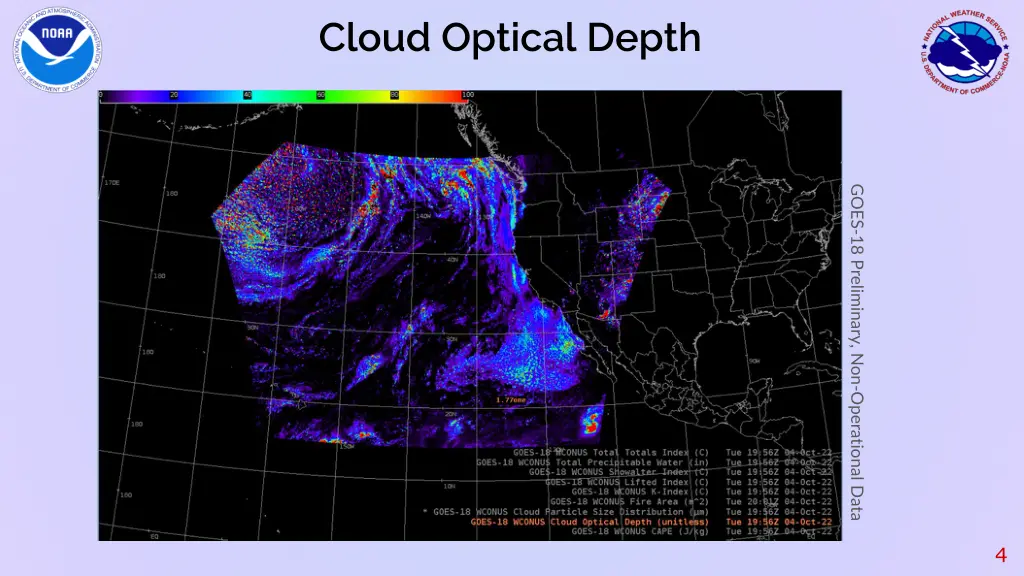 cloud optical depth 1