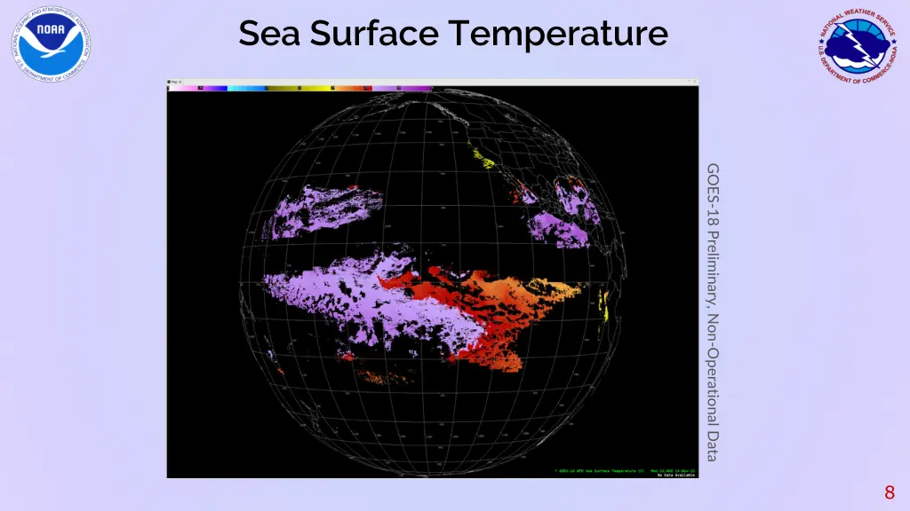 sea surface temperature