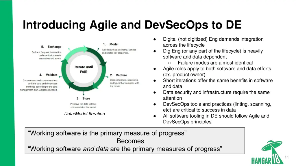 introducing agile and devsecops to de