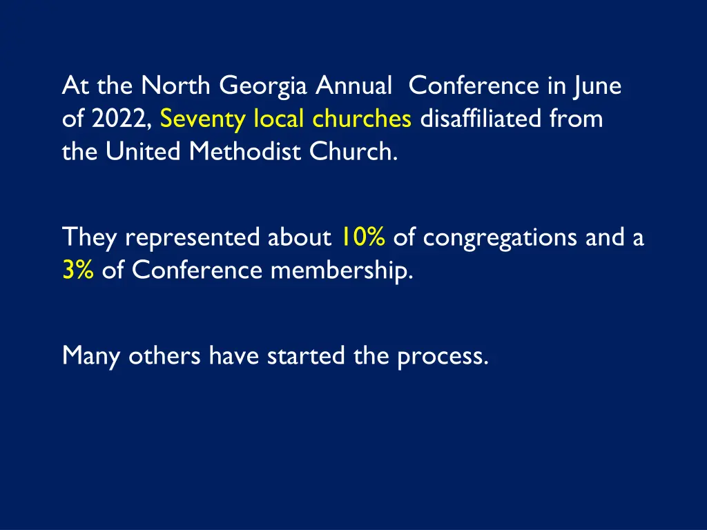 at the north georgia annual conference in june