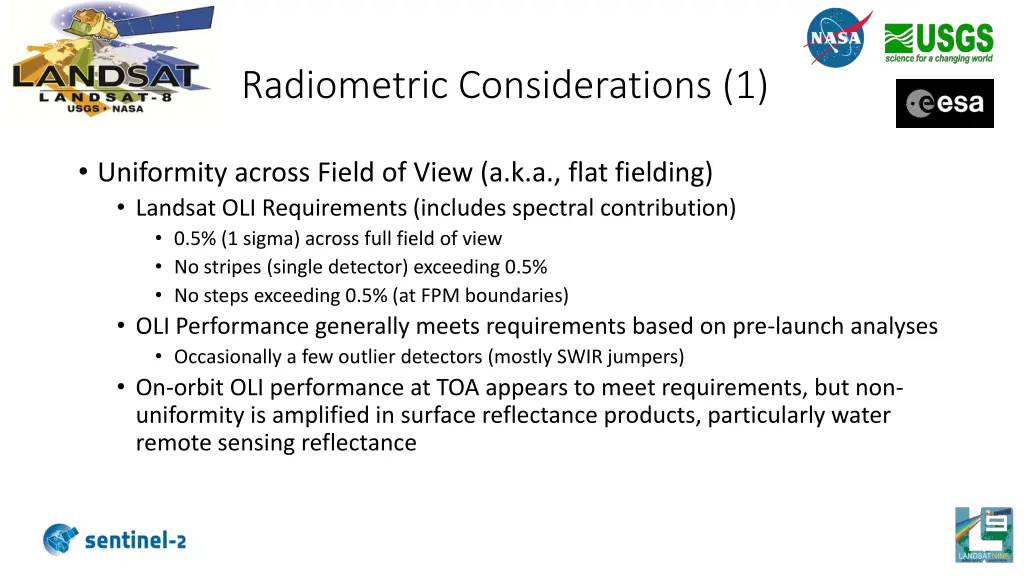 radiometric considerations 1