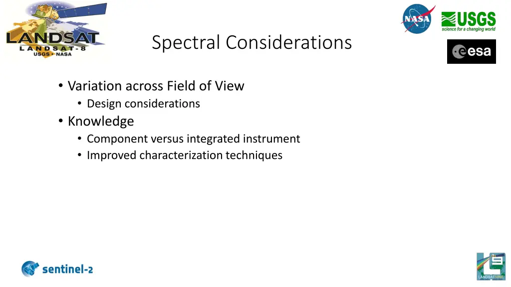 spectral considerations