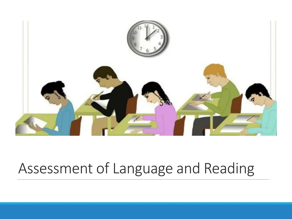 assessment of language and reading