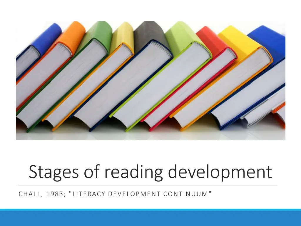 stages of reading development