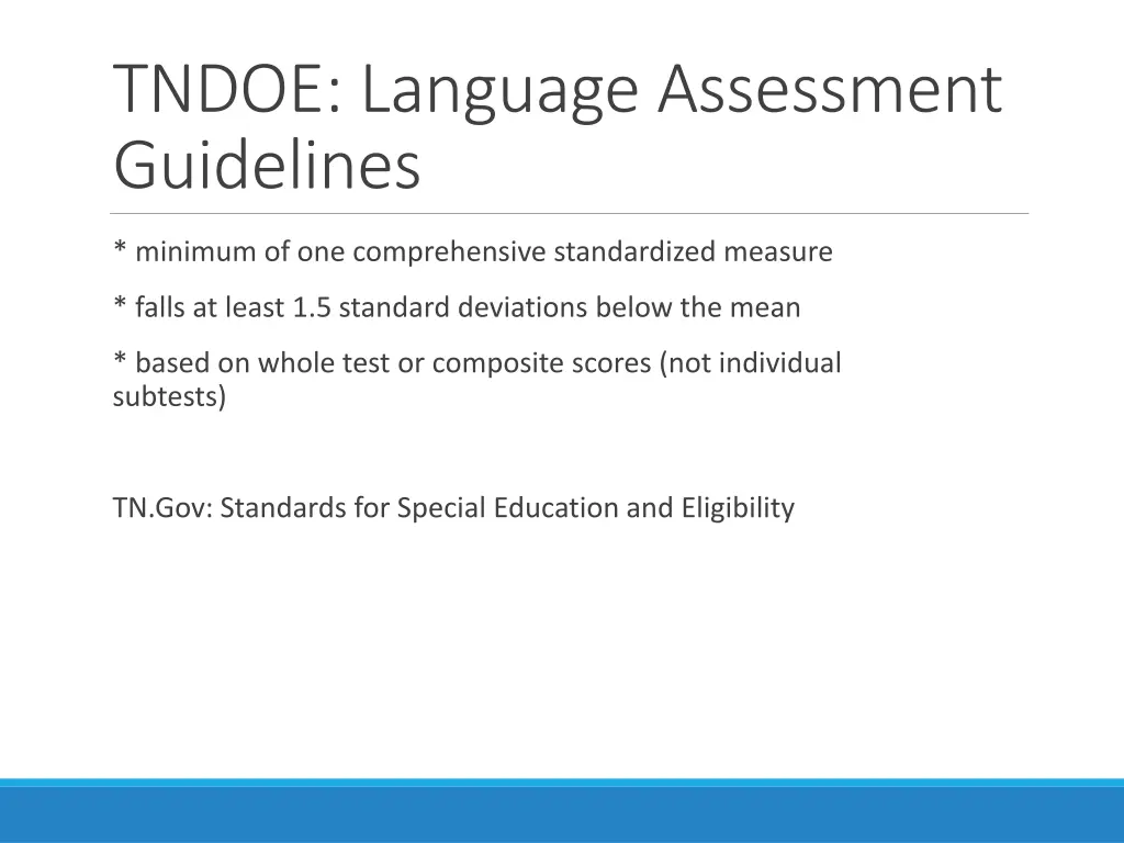 tndoe language assessment guidelines