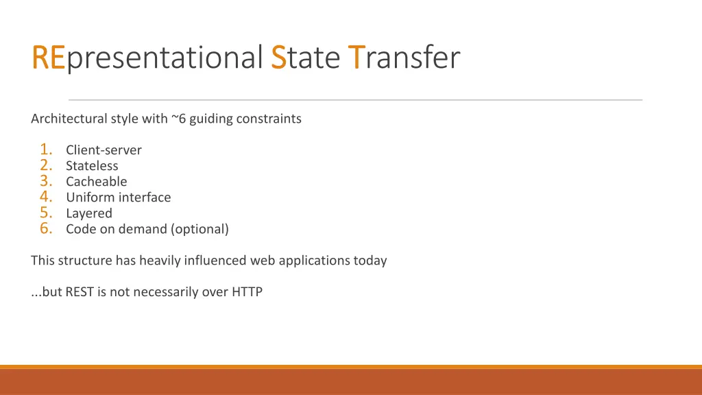 re representational s state t transfer