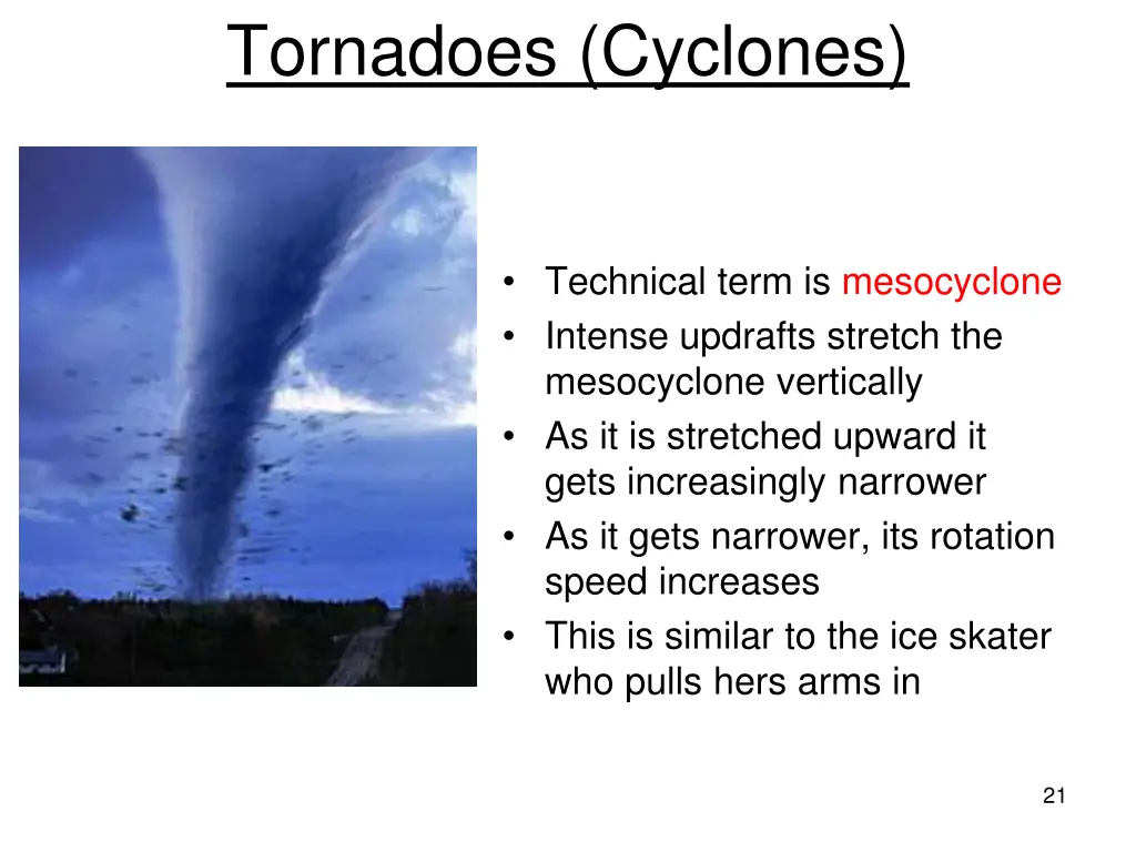 tornadoes cyclones