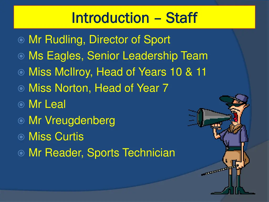 introduction introduction staff