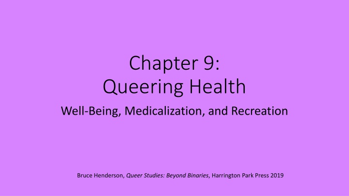 chapter 9 queering health well being