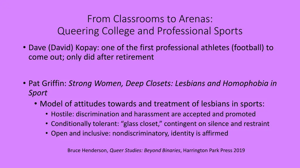 from classrooms to arenas queering college