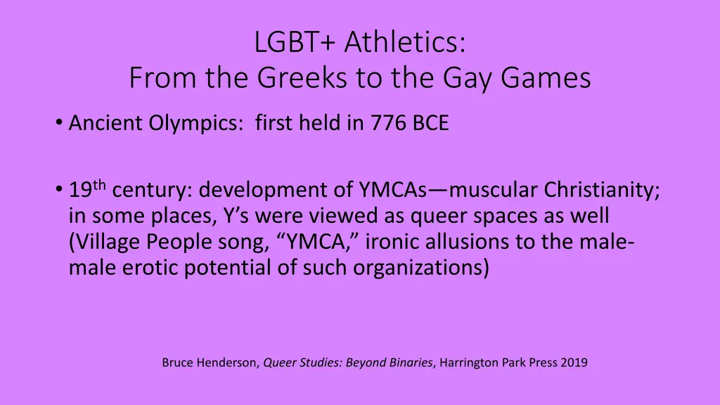 lgbt athletics