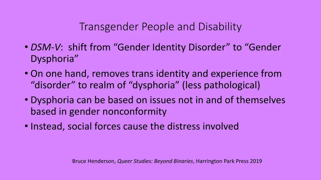 transgender people and disability