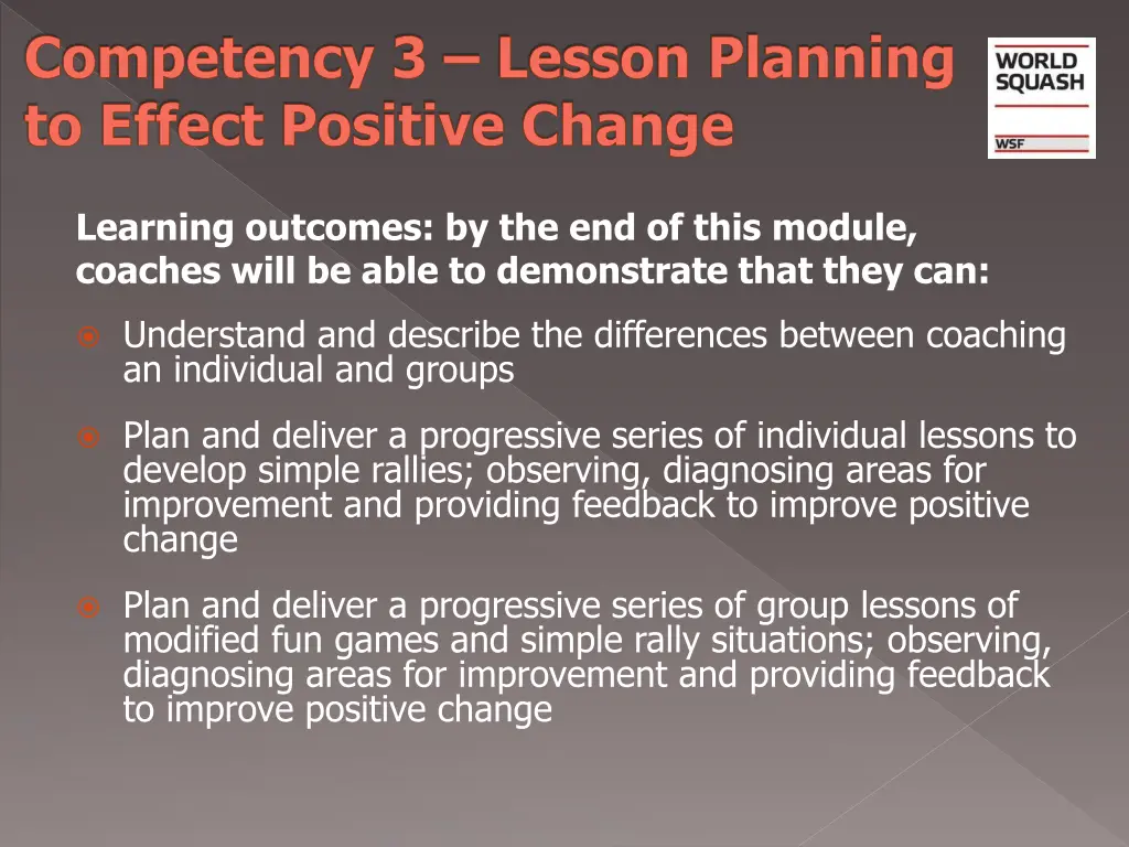 competency 3 lesson planning to effect positive