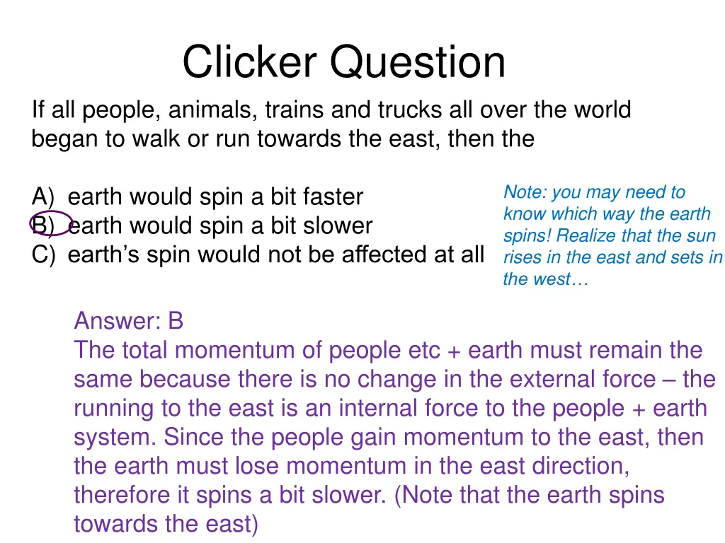 clicker question if all people animals trains