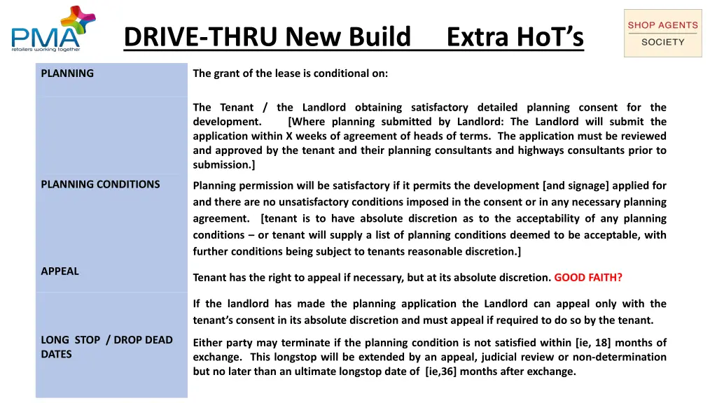 drive thru new build extra hot s