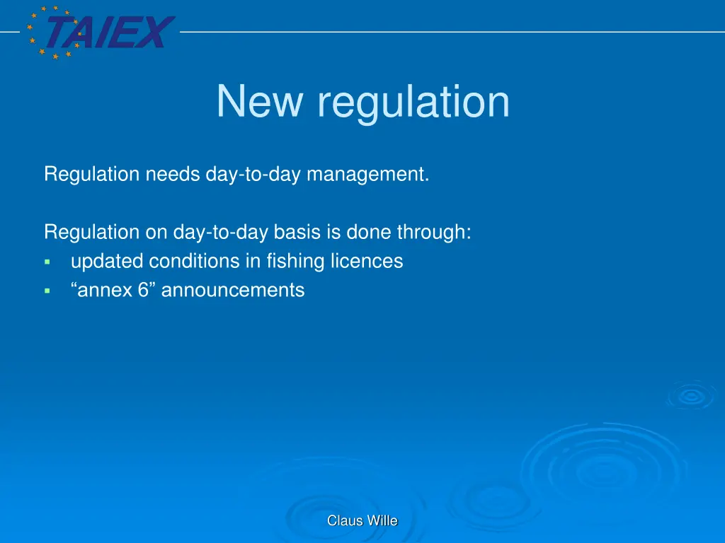 new regulation 1