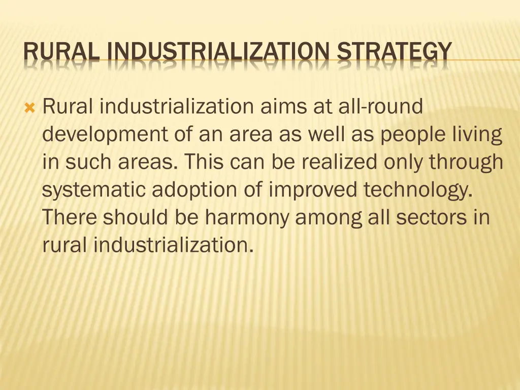 rural industrialization strategy