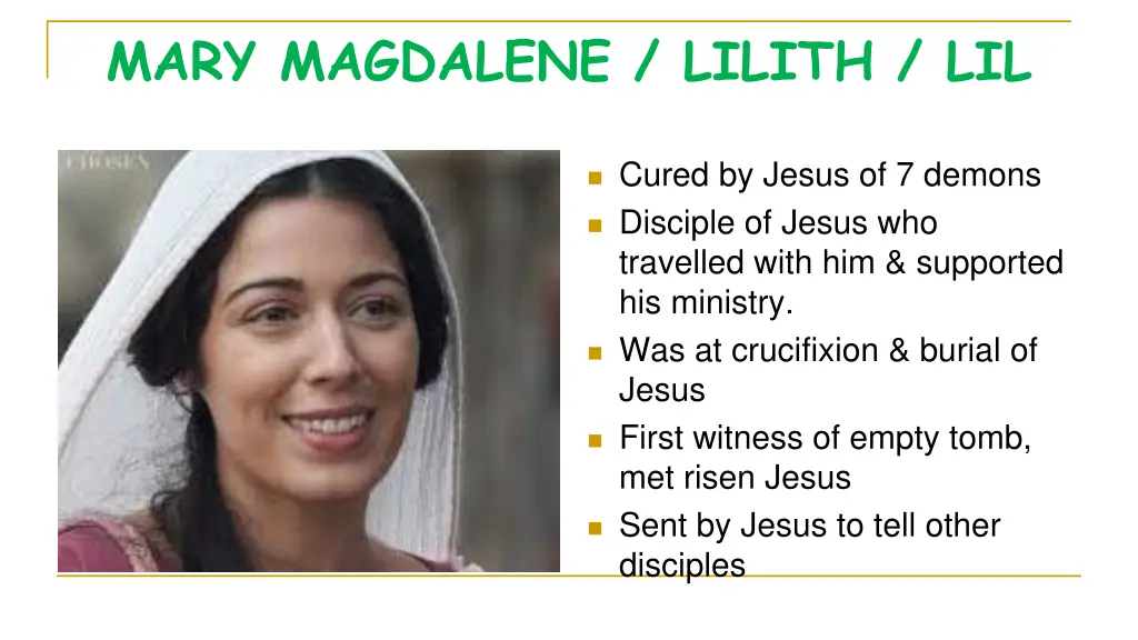 mary magdalene lilith lil