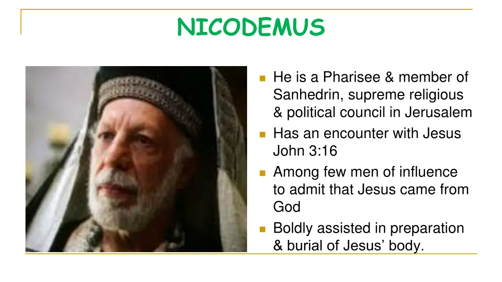 nicodemus