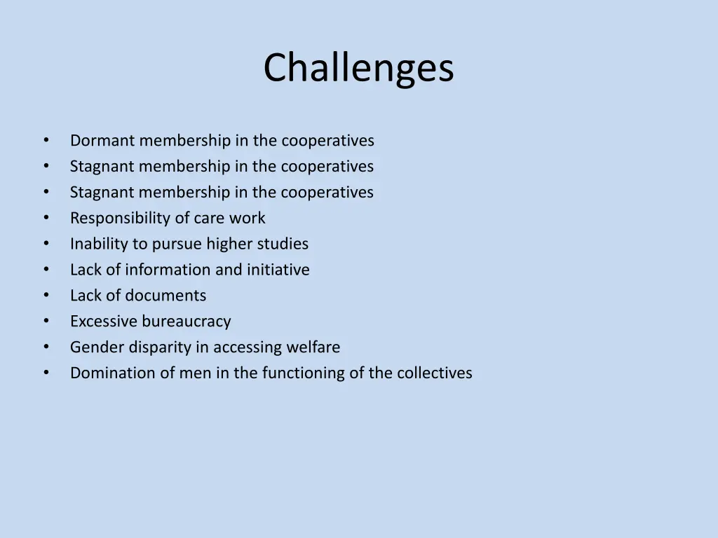 challenges