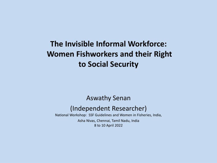 the invisible informal workforce women