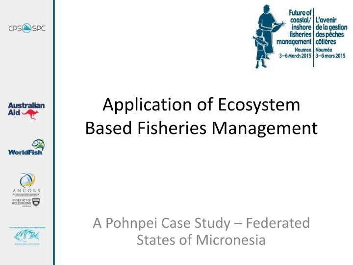 application of ecosystem based fisheries