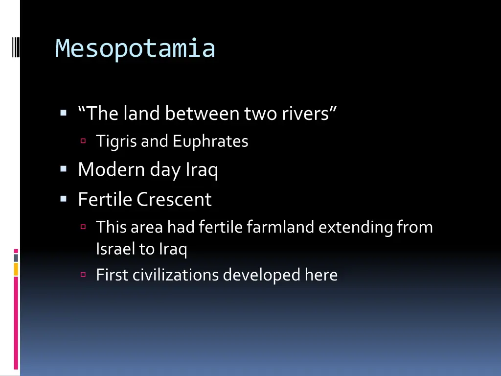 mesopotamia