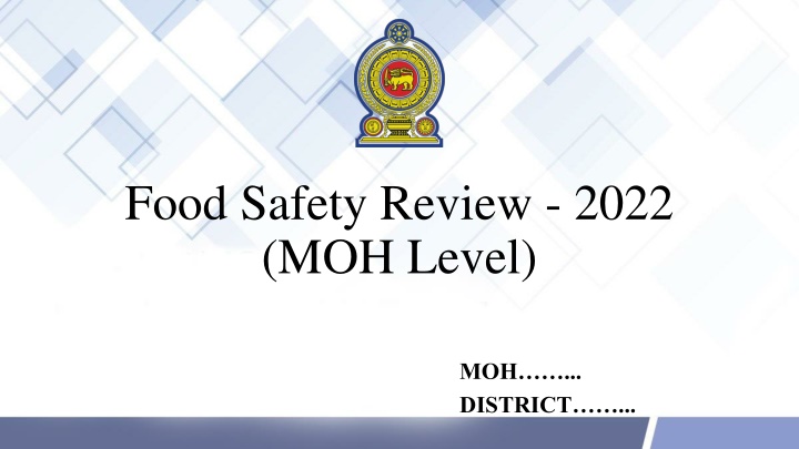 food safety review 2022 moh level