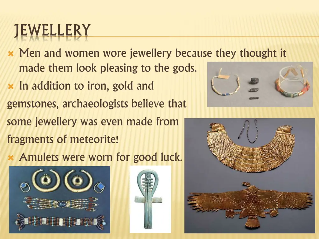 jewellery