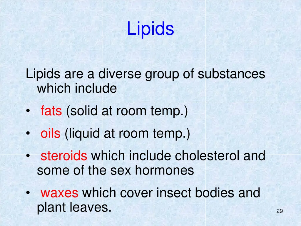 lipids