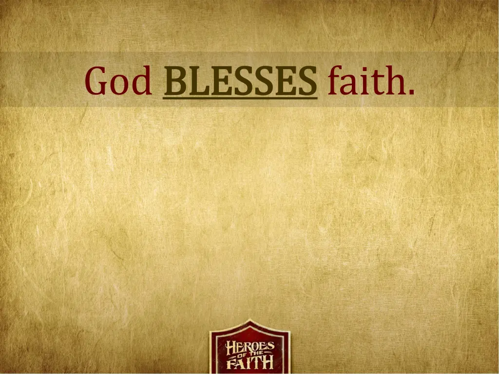 god blesses blesses faith