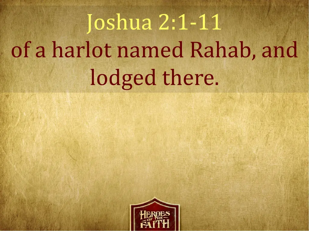 joshua 2 1 11 1