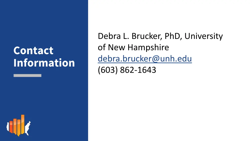 debra l brucker phd university of new hampshire