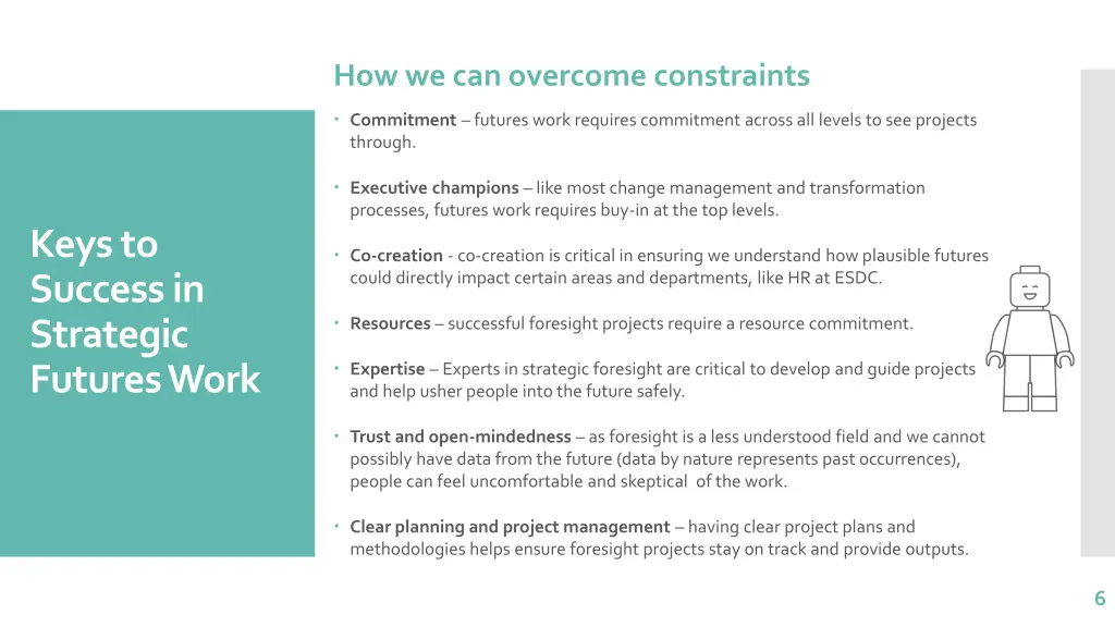 how we can overcome constraints