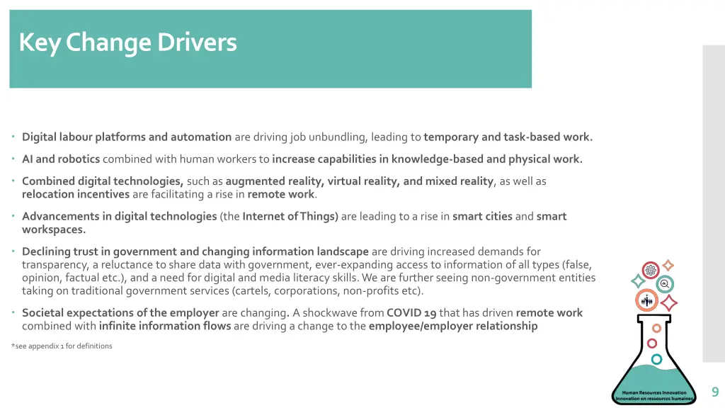 key change drivers