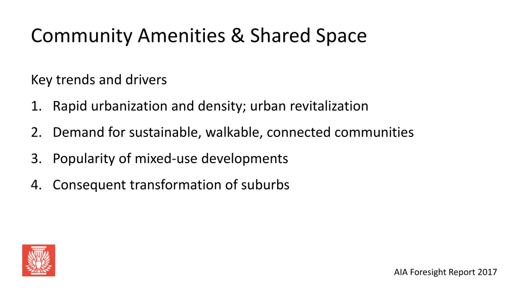 community amenities shared space