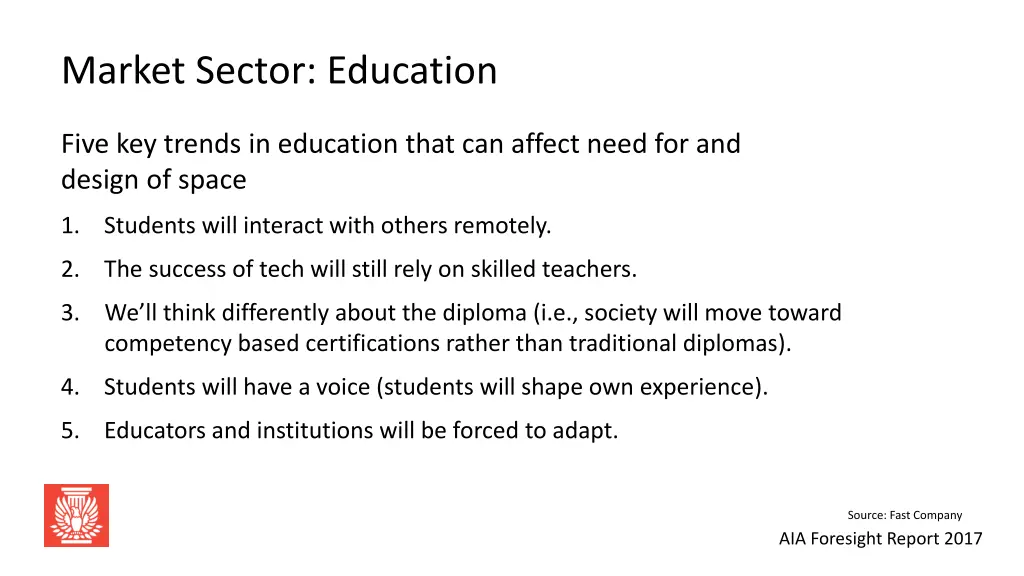 market sector education