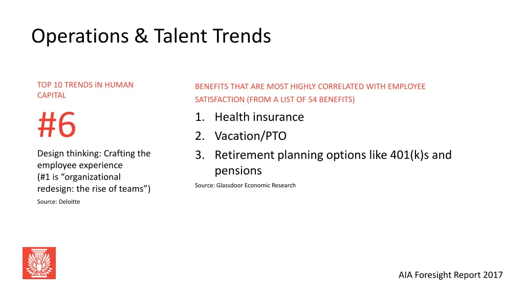 operations talent trends