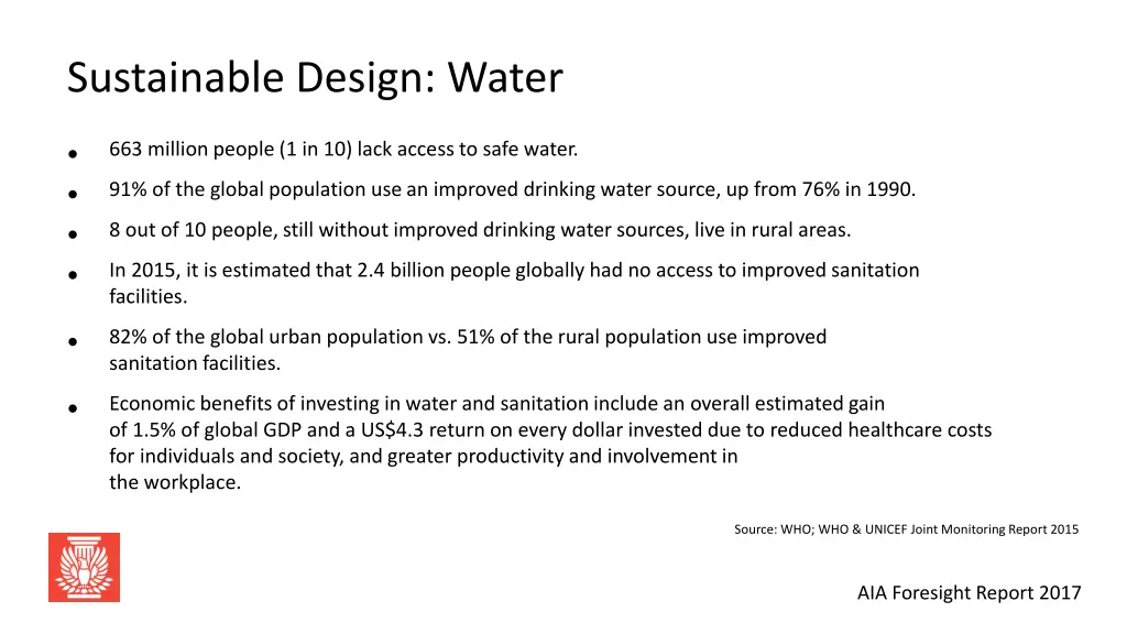 sustainable design water